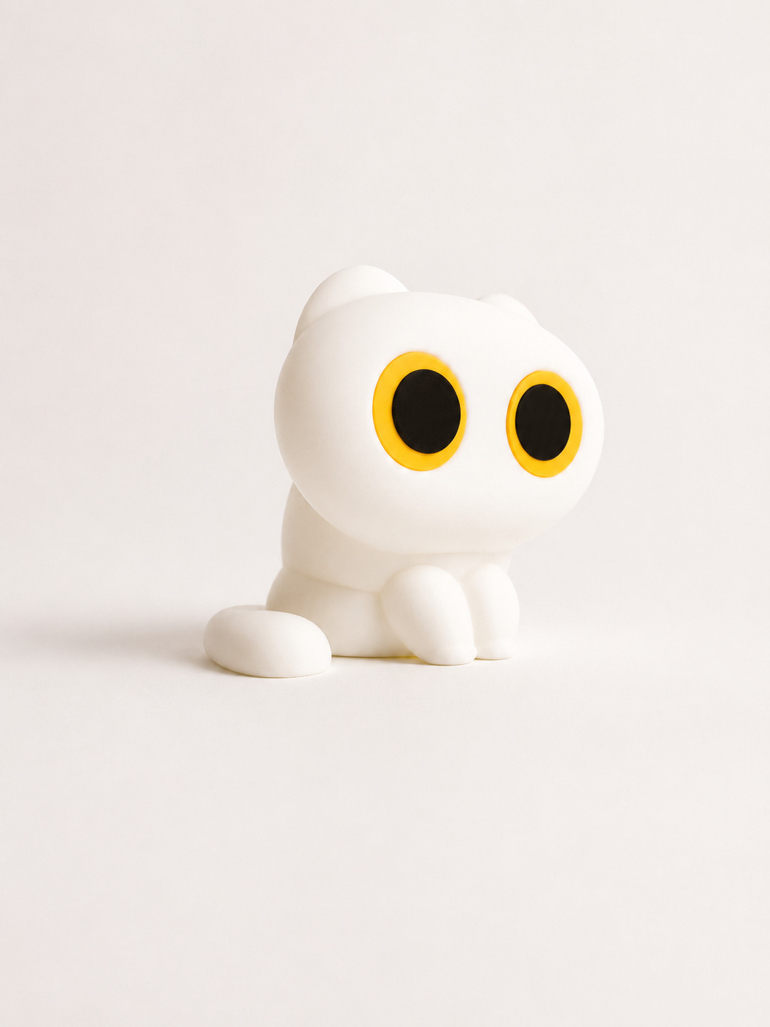Chat décoratif - Blanc