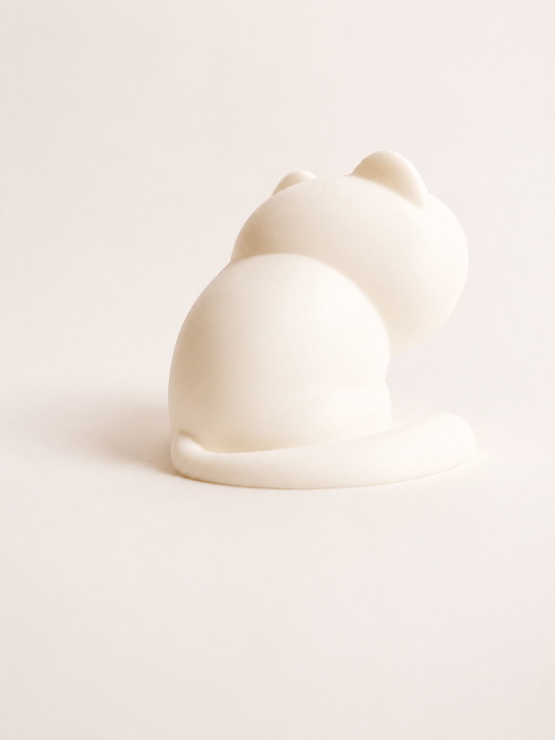 Chat décoratif - Blanc