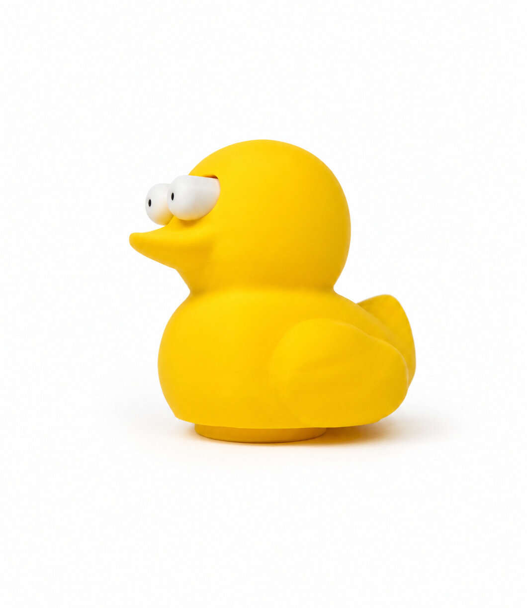 Canard décoratif amusant - Jaune / Blanc