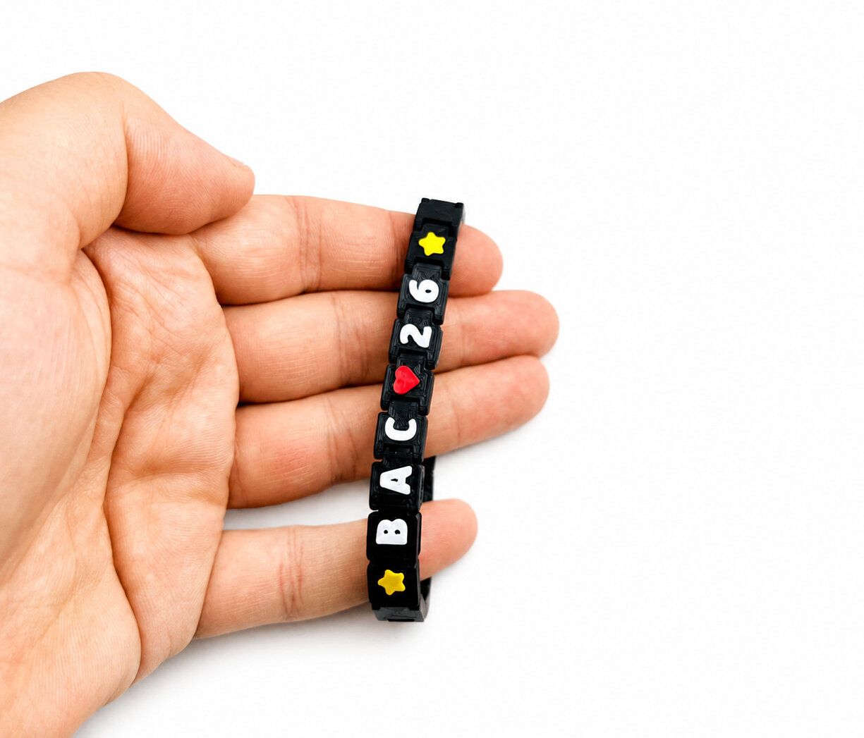 Customizable Bracelet - White / Black / Red / Yellow