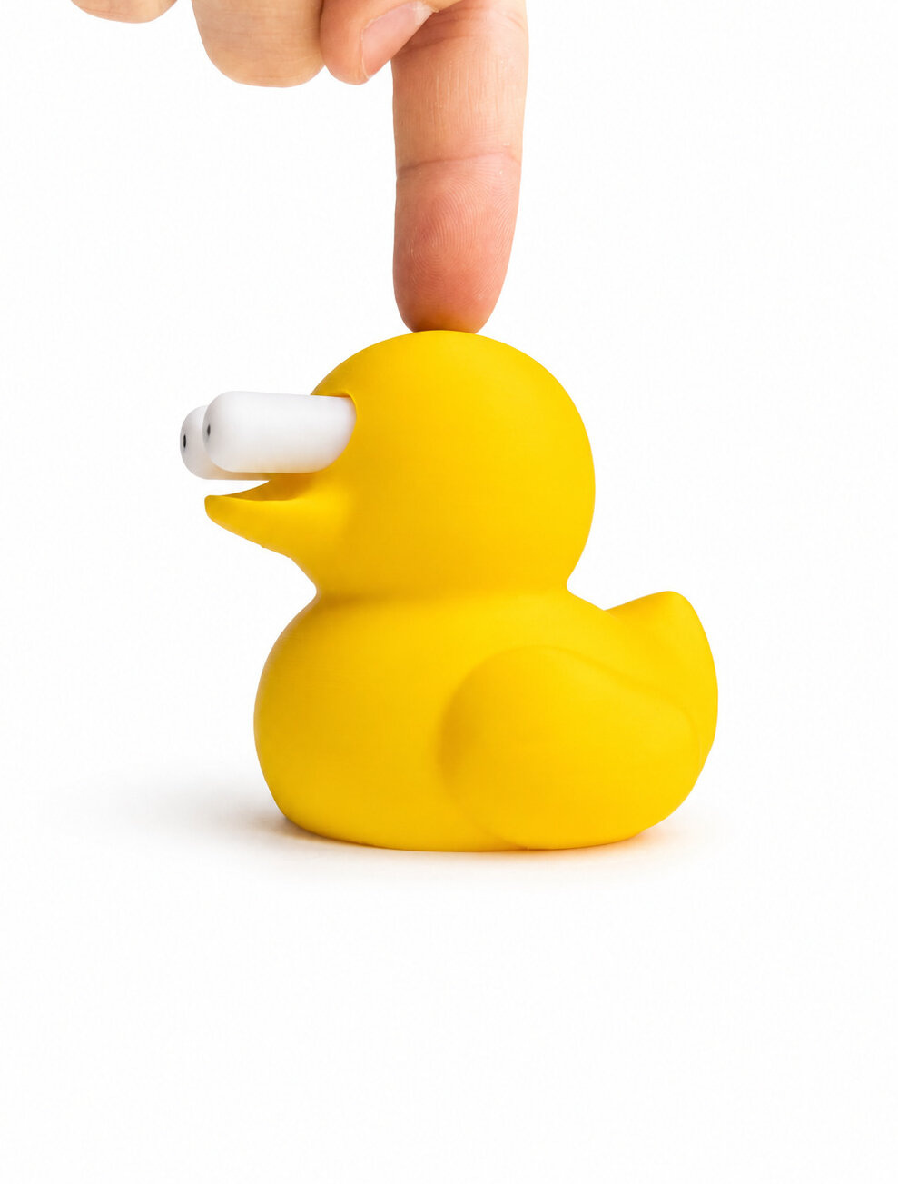 Canard décoratif amusant - Jaune / Blanc