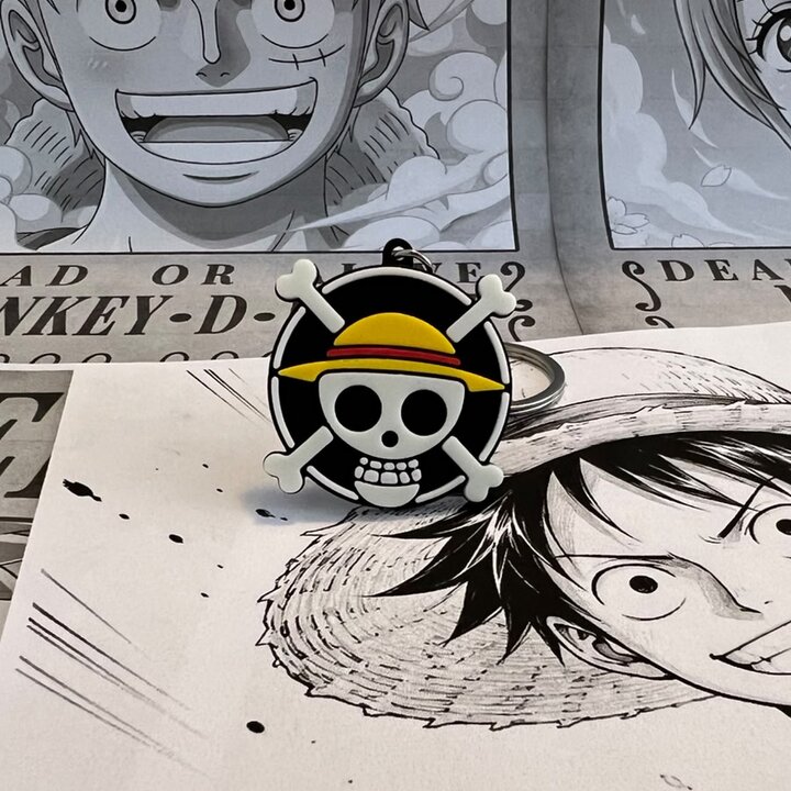 Porte-clés Crâne One Piece